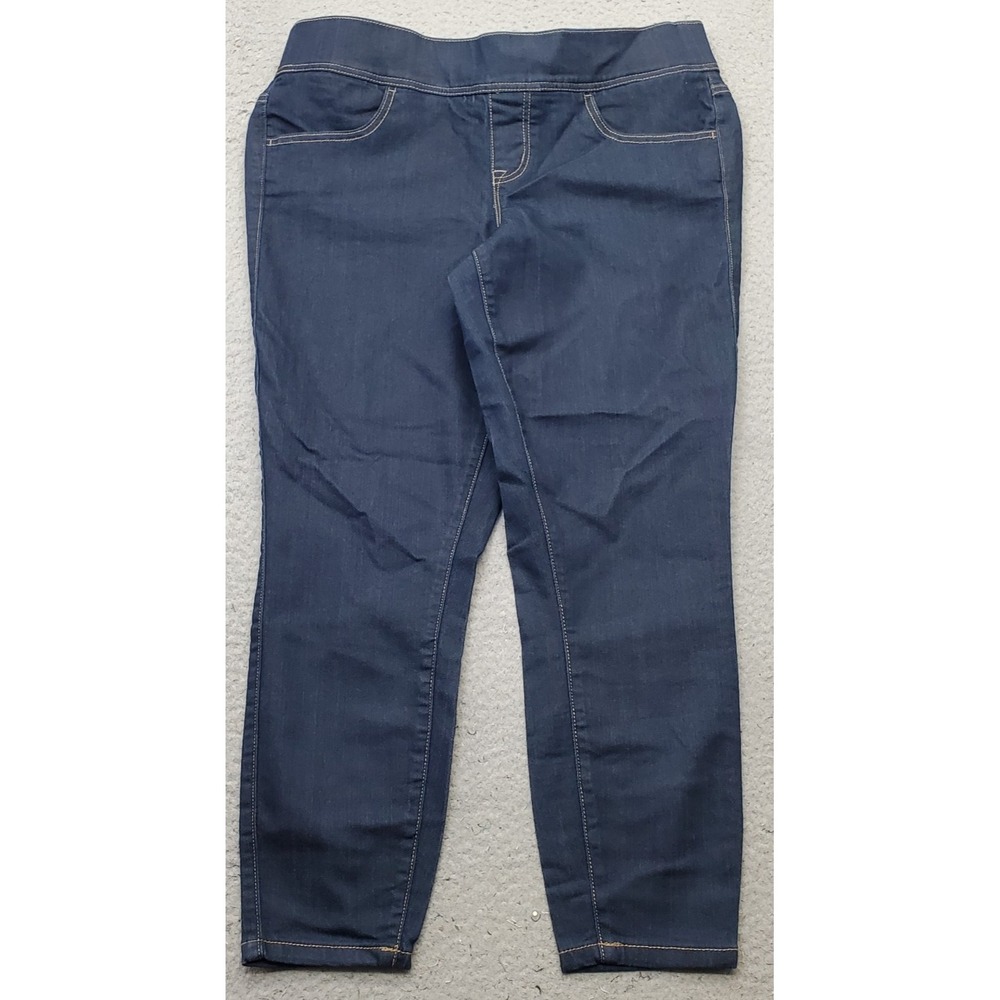 Torrid Lean Skinny Jeans Womens 0 Blue Denim Dark Wash Stretch High Waisted